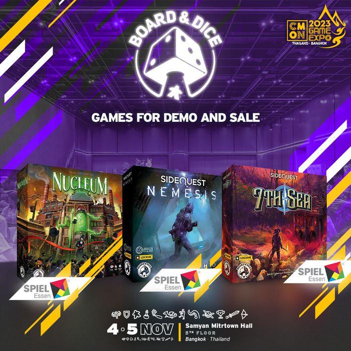 Board and Dice showcase in CMON Expo Bangkok