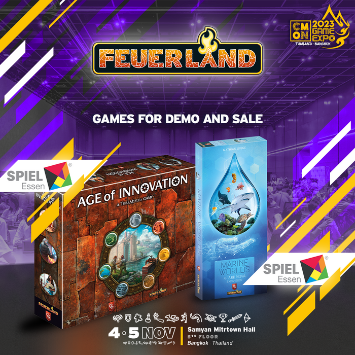 Feuerland showcase in CMON Expo Bangkok