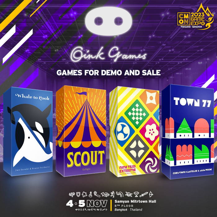 Oink Games showcase in CMON Expo Bangkok