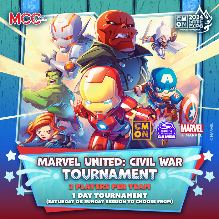 CMON Asia Expo 2024 - Marvel United Civil War Tournament 2024 Entry Ticket